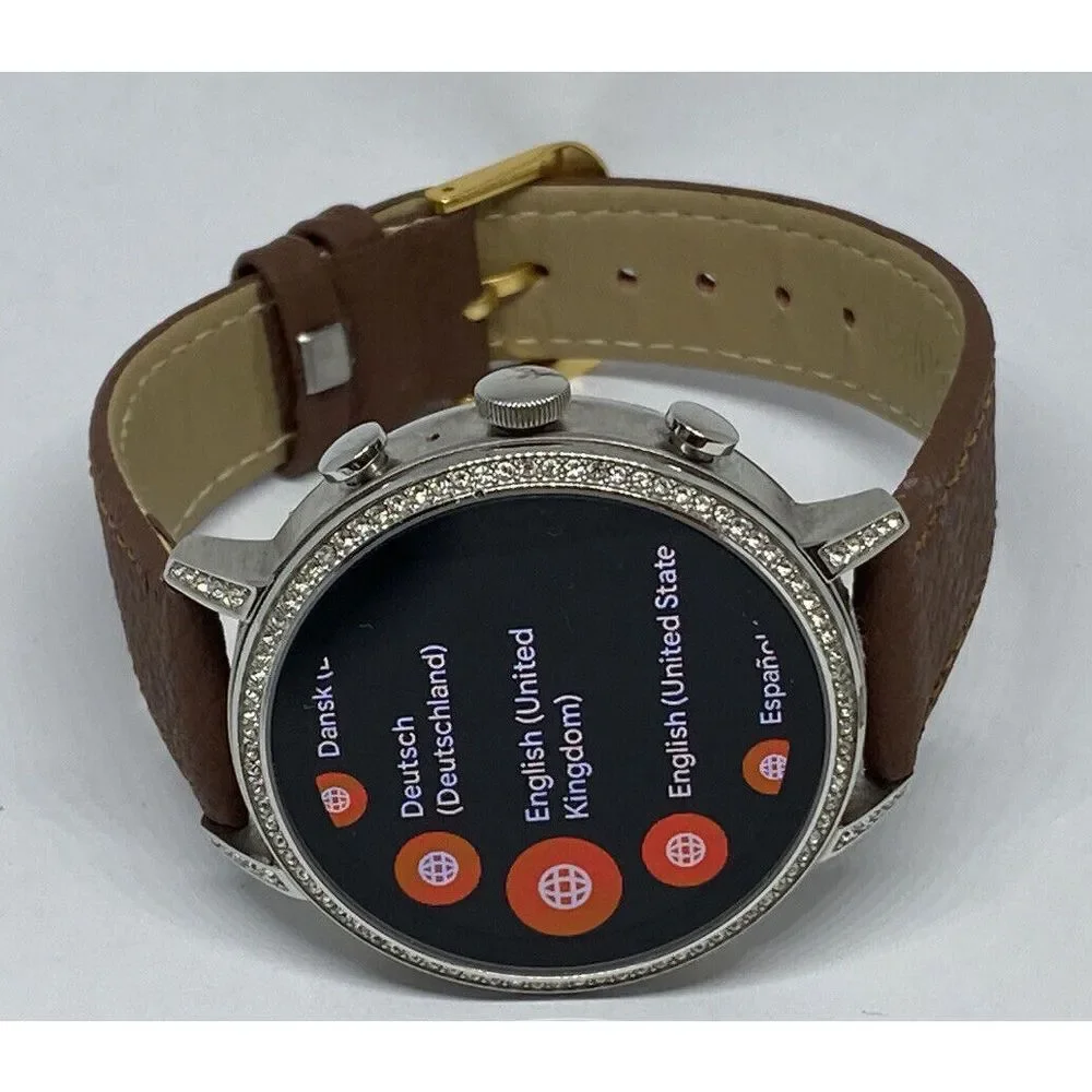 Fossil Gen 4 Authentic Digital Dial Smart Watch Custom Band FTW6013 DC428